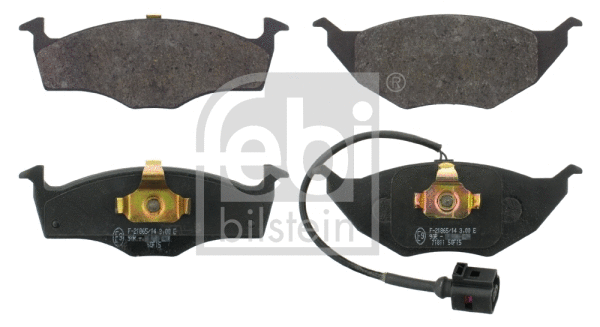 Brake Pad Set, disc brake (16620)