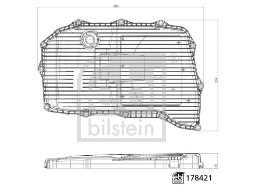 Hydraulic Filter, automatic transmission (178421)