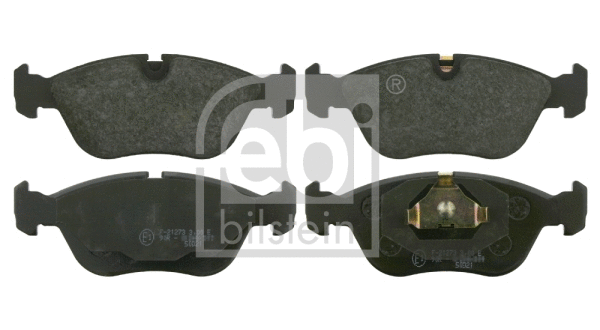 Brake Pad Set, disc brake (16212)