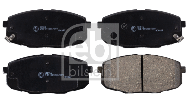 Brake Pad Set, disc brake (170119)