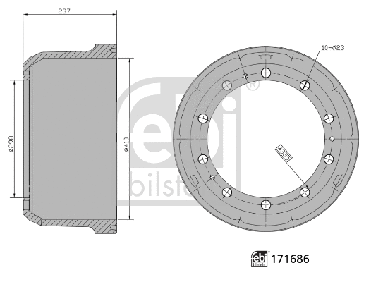 Brake Drum (171686)