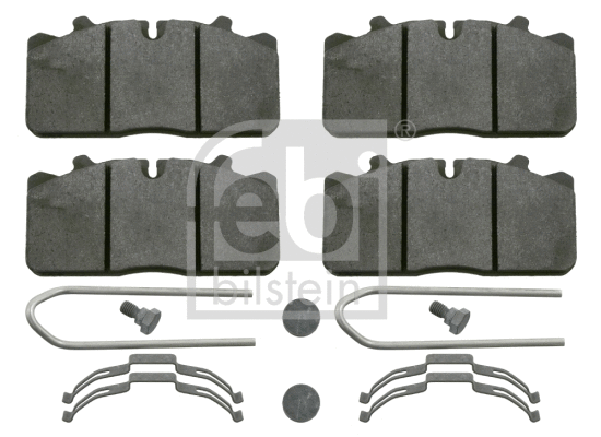 Brake Pad Set, disc brake (16564)