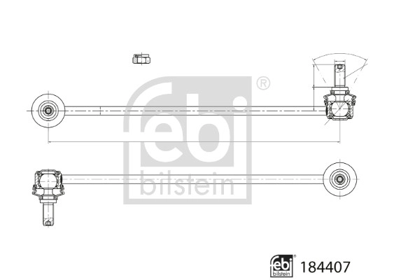 Link/Coupling Rod, stabiliser bar (184407)