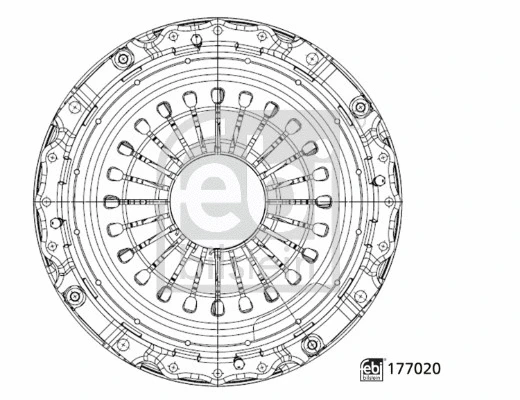 Clutch Pressure Plate (177020)