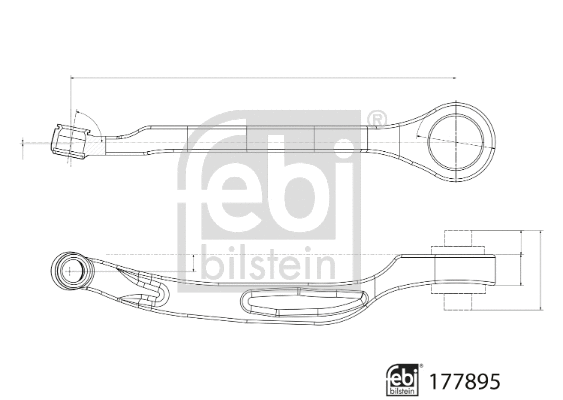Control/Trailing Arm, wheel suspension