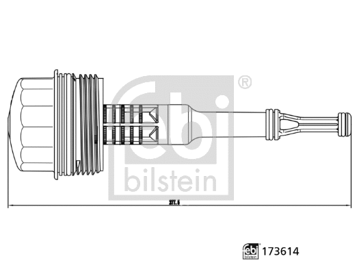 Cap, oil filter housing (173614)