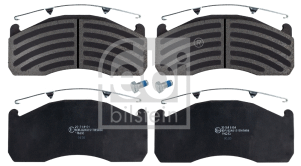 Brake Pad Set, disc brake (116233)