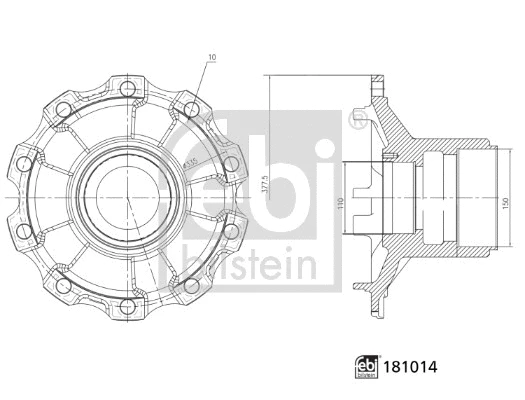 Wheel Hub (181014)