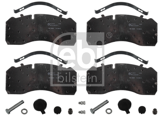 Brake Pad Set, disc brake (16563)