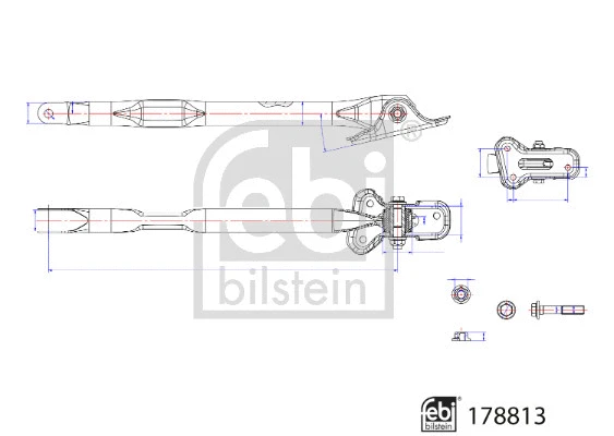 Control/Trailing Arm, wheel suspension