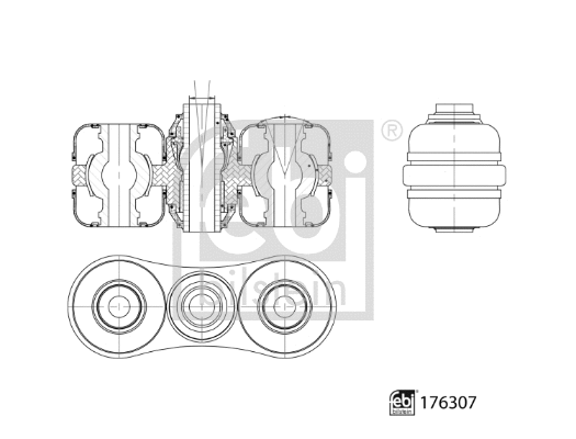 Control/Trailing Arm, wheel suspension