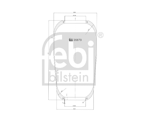 Bellow, air suspension (35879)