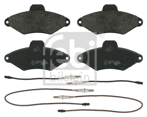 Brake Pad Set, disc brake (16413)