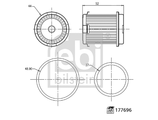 Hydraulic Filter, automatic transmission (177696)