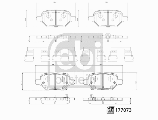 Brake Pad Set, disc brake