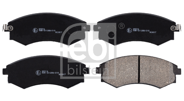 Brake Pad Set, disc brake (170253)
