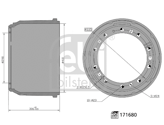 Brake Drum (171680)