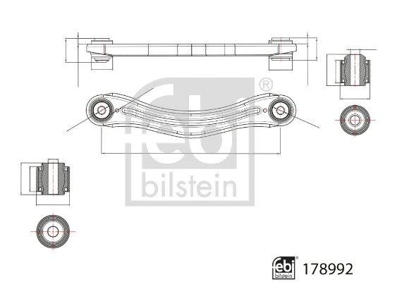 Control/Trailing Arm, wheel suspension