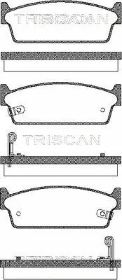Brake Pad Set, disc brake (8110 14033)