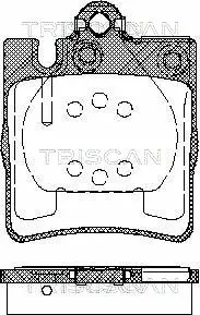 Brake Pad Set, disc brake (8110 23019)