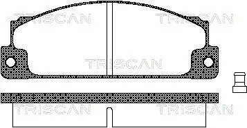 Brake Pad Set, disc brake (8110 15507)