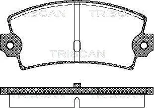 Brake Pad Set, disc brake (8110 15862)