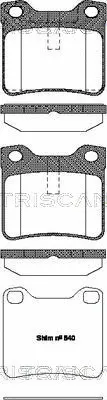 Brake Pad Set, disc brake (8110 28004)