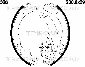 Brake Shoe Set (8100 24326)