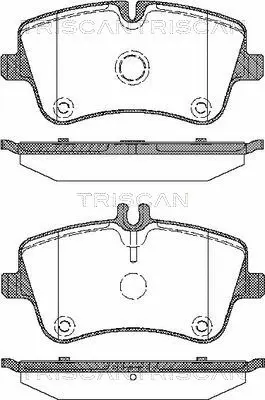 Brake Pad Set, disc brake (8110 23026)