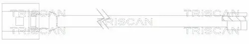 Warning Contact, brake pad wear (8115 29014)