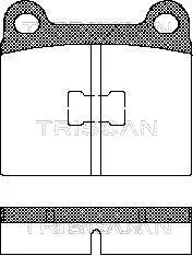 Brake Pad Set, disc brake (8110 29214)