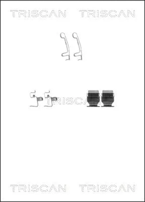 Accessory Kit, disc brake pad (8105 411606)