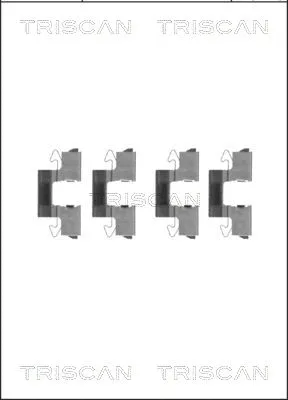Accessory Kit, disc brake pad (8105 421591)