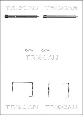 Accessory Kit, disc brake pad (8105 251595)