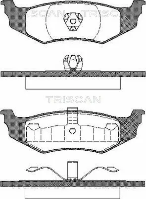 Brake Pad Set, disc brake (8110 10520)