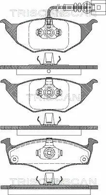 Brake Pad Set, disc brake (8110 29037)