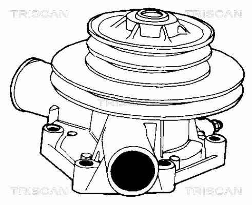 Water Pump, engine cooling (8600 38408)