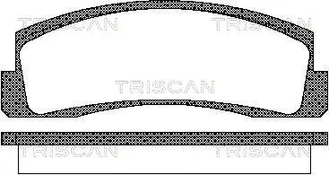 Brake Pad Set, disc brake (8110 70124)