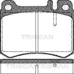 Brake Pad Set, disc brake (8110 23034)