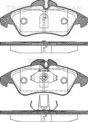 Brake Pad Set, disc brake (8110 23008)