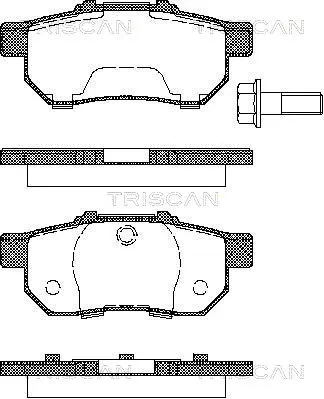 Brake Pad Set, disc brake (8110 40978)