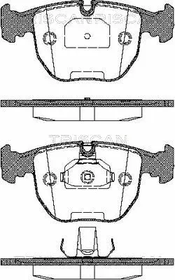 Brake Pad Set, disc brake (8110 11006)