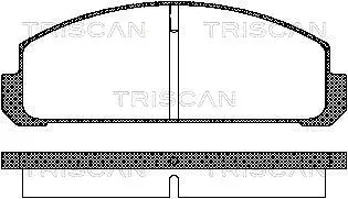 Brake Pad Set, disc brake (8110 50038)
