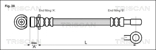 Brake Hose (8150 40106)