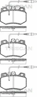 Brake Pad Set, disc brake (8110 38001)