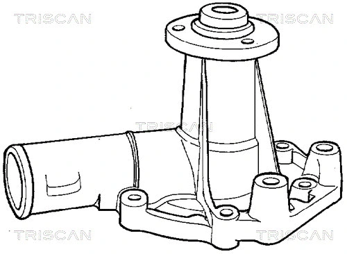 Water Pump, engine cooling (8600 17909)