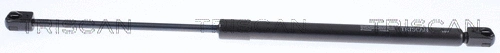 Gas Spring, boot/cargo area (8710 25242)