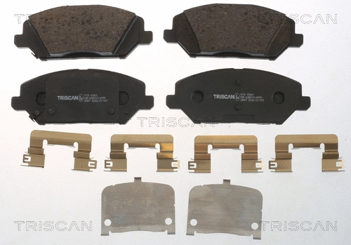 Brake Pad Set, disc brake (8110 43061)