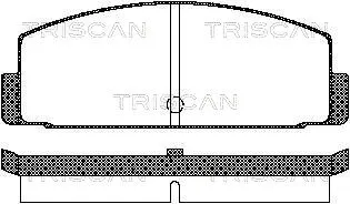 Brake Pad Set, disc brake (8110 42908)