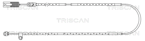 Warning Contact, brake pad wear (8115 17006)